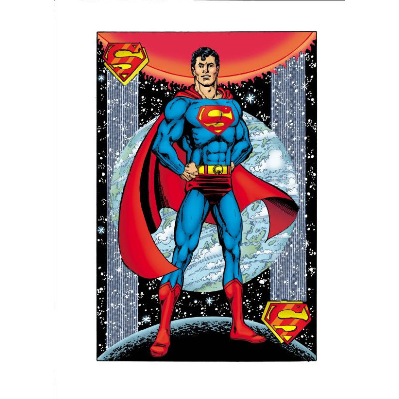 SUPERMAN  27 CVR F GEORGE PEREZ LEGACY CARD STOCK VAR