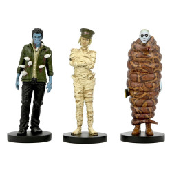 PACK 3 FIGURINES IMMIGRATION HALL 1 BEETLEJUICE BEETLEJUICE 10 CM