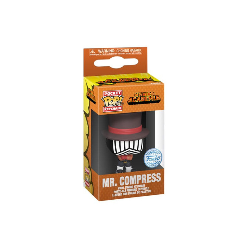 MR COMPRESS MY HERO ACADEMIA PRESENTOIR PORTE CLEFS POCKET POP VINYL 4