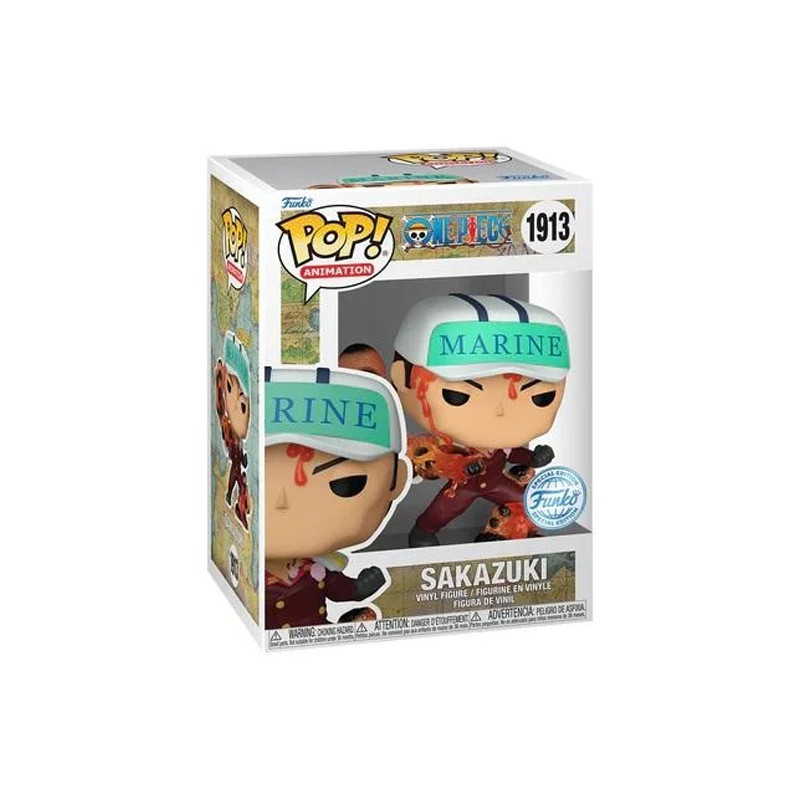 AMIRAL SAKAZUKI AKAINU ONE PIECE POP ANIMATION VINYL FIGURINE 9 CM