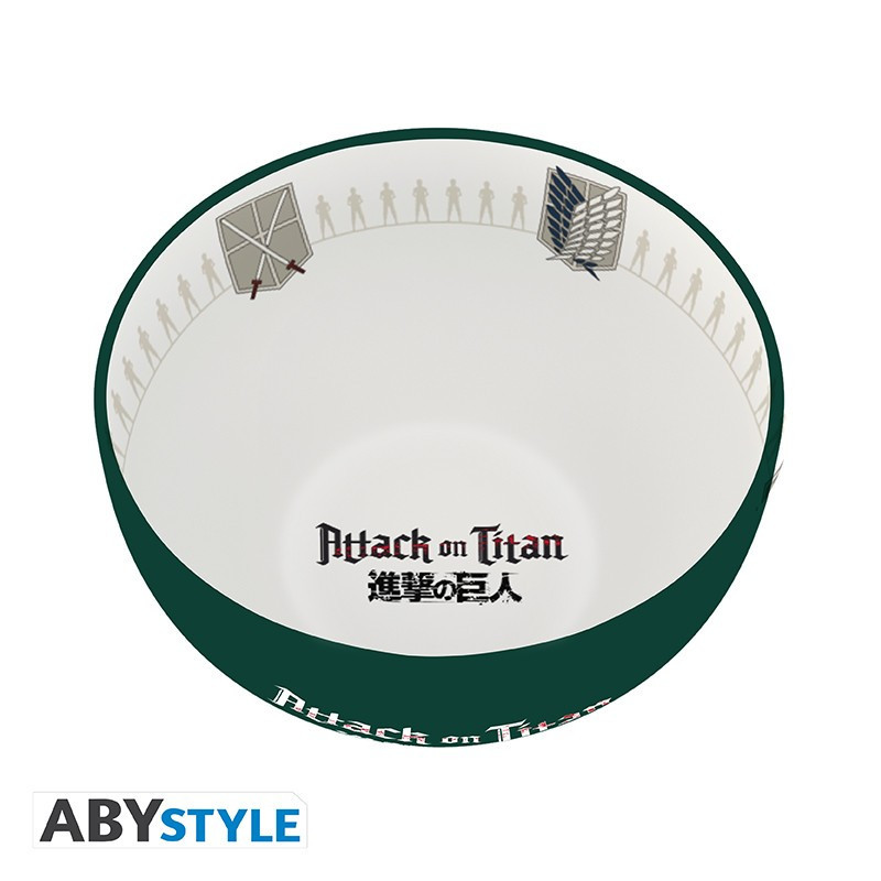 EMBLEME ATTACK ON TITAN BOL 600 ML BOITE CARTON