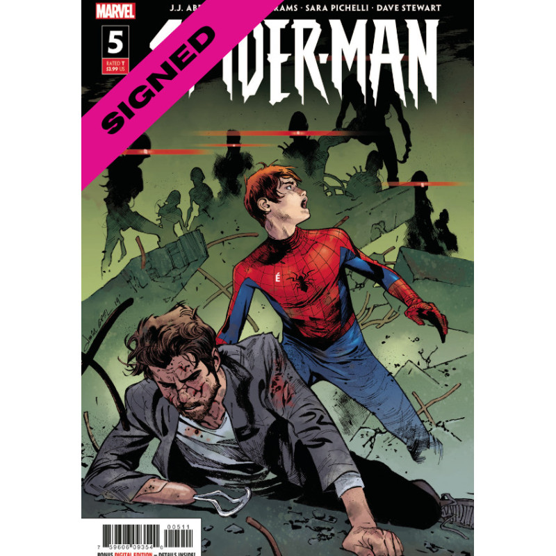 SPIDERMAN 5  OF 5  SIGNED BY PICHELLI