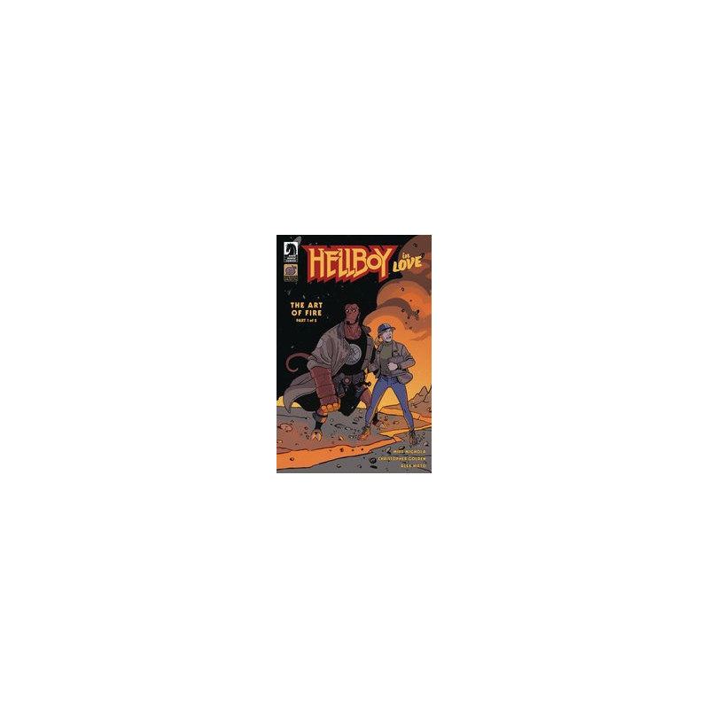 HELLBOY IN LOVE ART OF FIRE  1