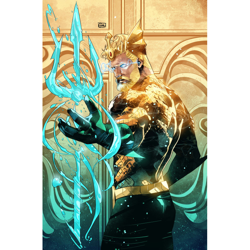 AQUAMAN  7 CVR B EDWIN GALMON CARD STOCK VAR