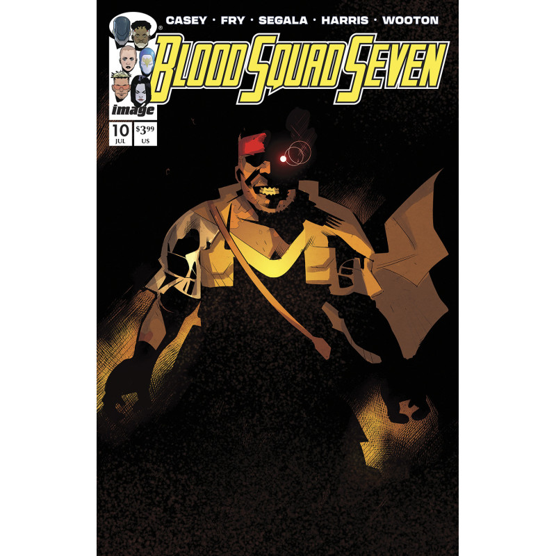 BLOOD SQUAD SEVEN  10 CVR A PAUL FRY  MR 