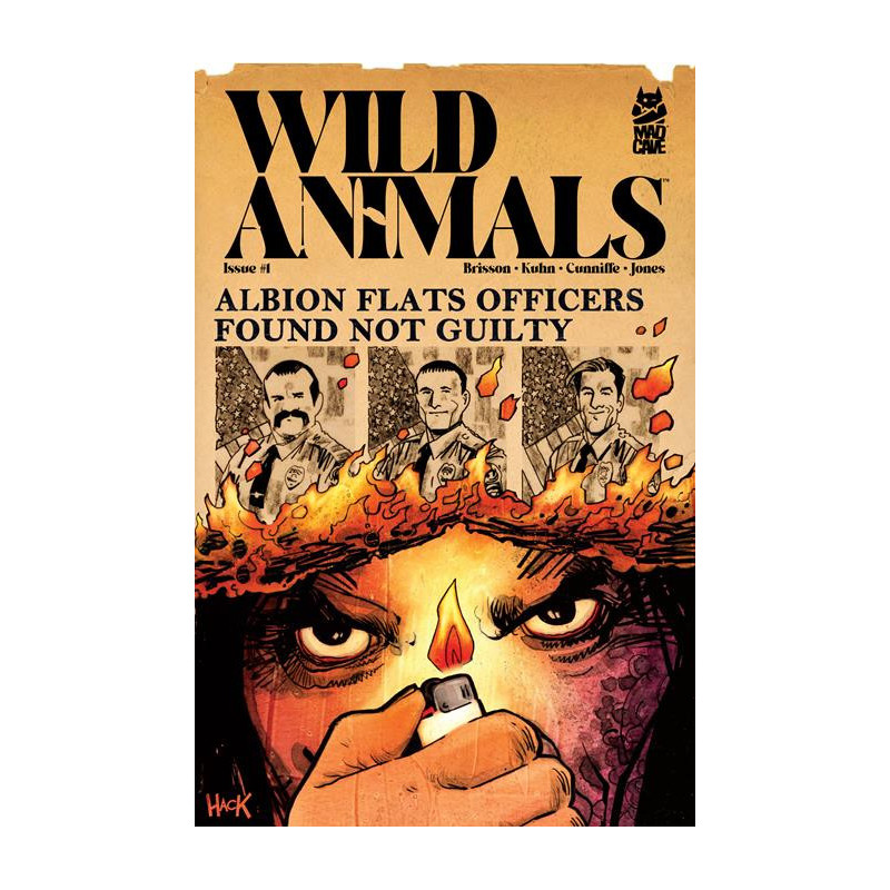 WILD ANIMALS  1  OF 5  CVR B ROBERT HACK VAR