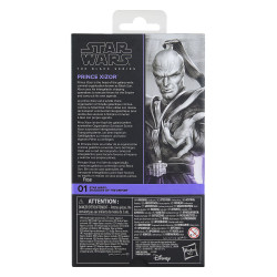 STAR WARS SHADOWS OF THE EMPIRE BLACK SERIES PRINCE XIZOR 15 CM