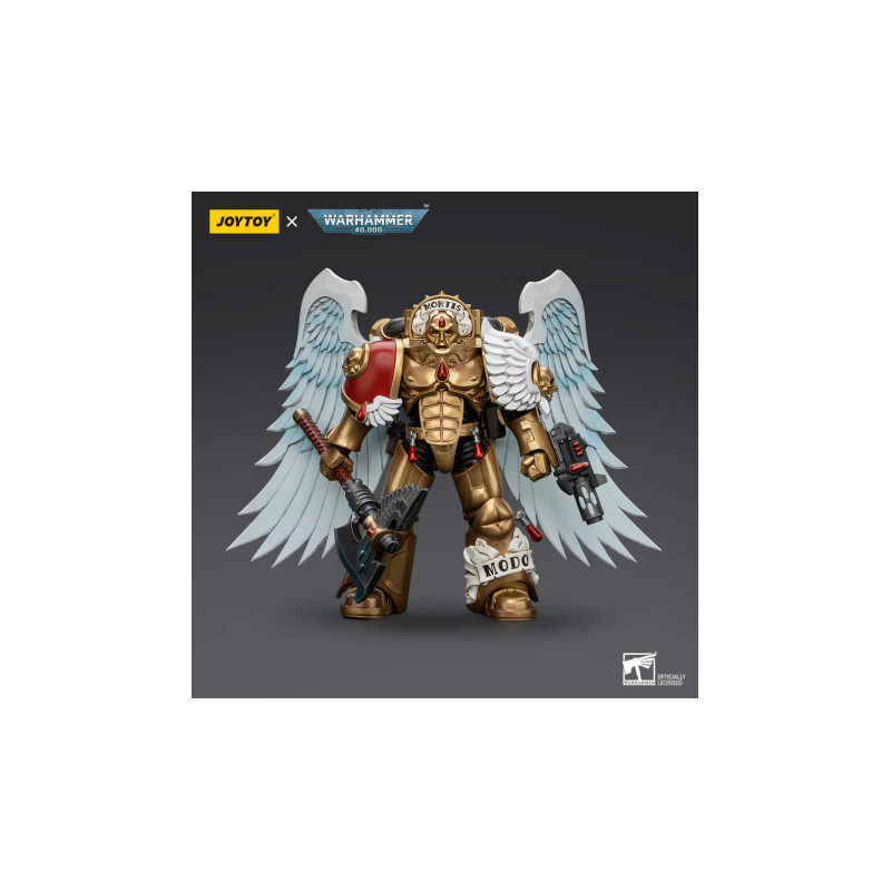 BLOOD ANGELS SANGUINARY GUARD WITH ENCARMINE AXE AND INFERNO PISTOL WA