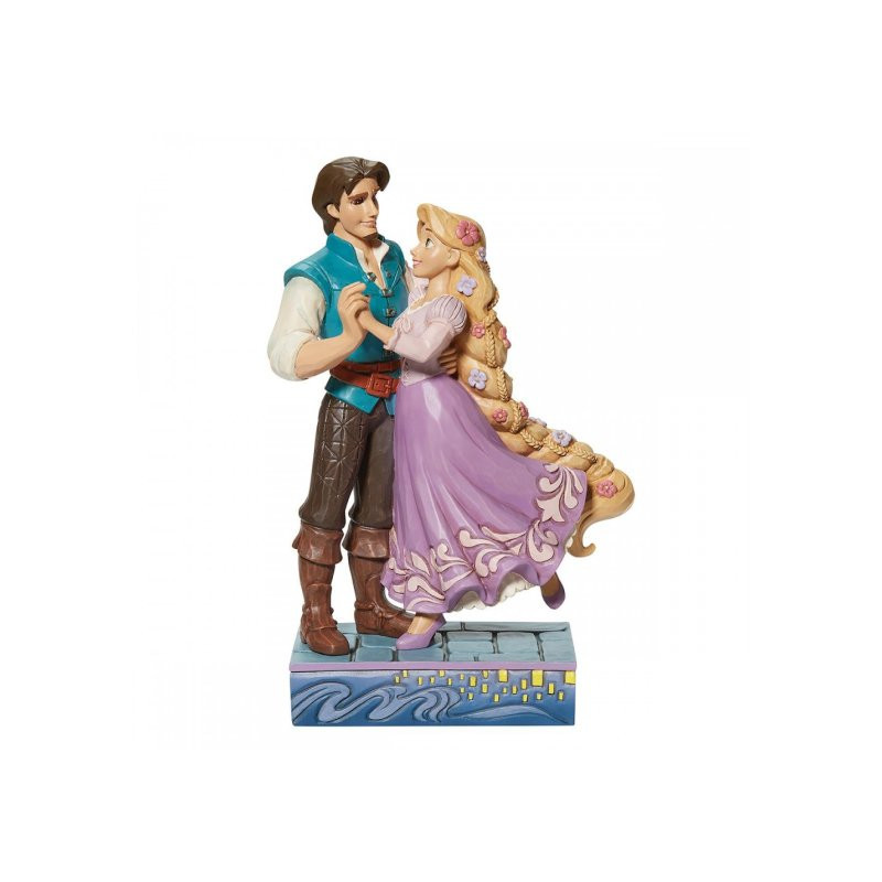 RAPUNZEL AND FLYNN RIDER LOVE STATUE 19 CM