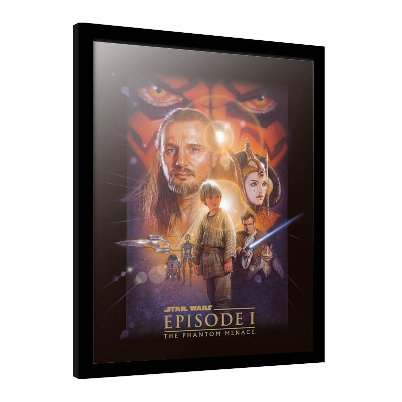 STAR WARS EPISODE I COLLECTOR PRINT FRAMED