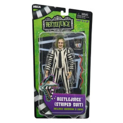BEETLEJUICE 1988 BLACK AND WHITE STRIPPED SUIT