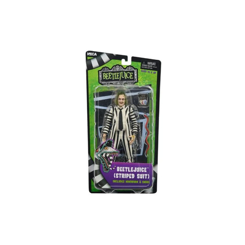 BEETLEJUICE 1988 BLACK AND WHITE STRIPPED SUIT