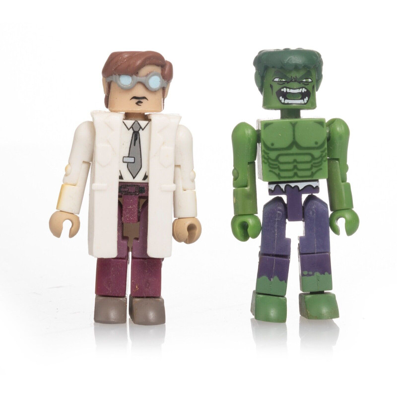 HULK AND BRUCE BANNER MINIMATES ACTION FIGURES 7 CM
