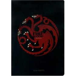 GAME OF THRONES CARNET MAISON TARGARYEN