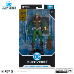 GREEN ARROW CONNOR HAWKE DC MULTIVERSE FIGURINE GOLD LABEL 18 CM