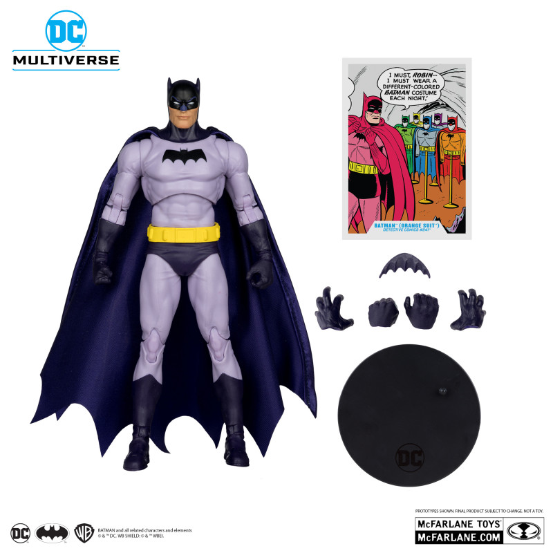 BATMAN PURPLE SUIT PLATINUM EDITION MCFARLANE TOYS ACTION FIGURE 15 CM