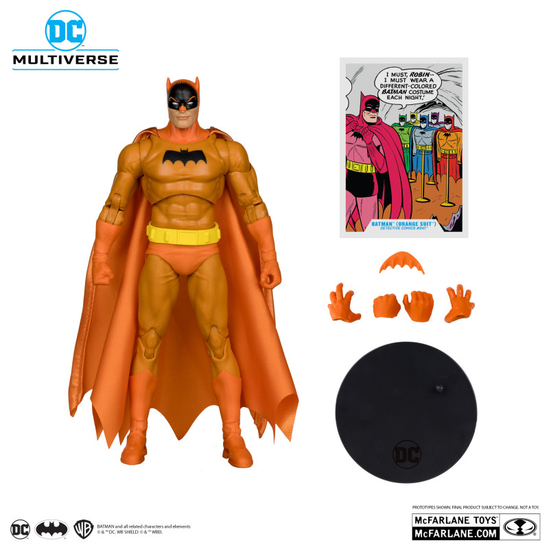 BATMAN ORANGE SUIT PLATINUM EDITION MCFARLANE TOYS ACTION FIGURE 15 CM