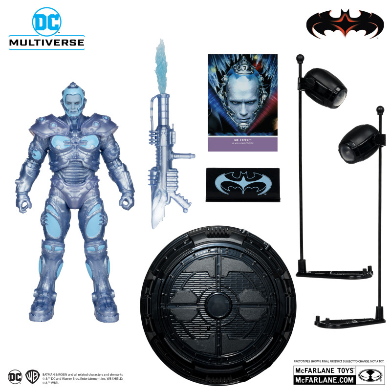 BATMAN AND ROBIN DC MULTIVERSE LR FREEZE BLACK LIGHT EDITION GOLD LABE