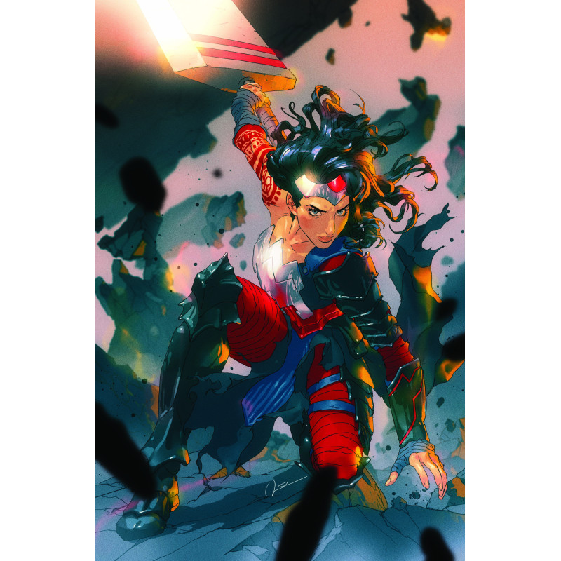 ABSOLUTE WONDER WOMAN  11 CVR C GERALD PAREL CARD STOCK VAR