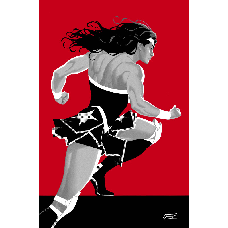 WONDER WOMAN  24 CVR D BRUNO REDONDO ARTIST SPOTLIGHT CARD STOCK VAR
