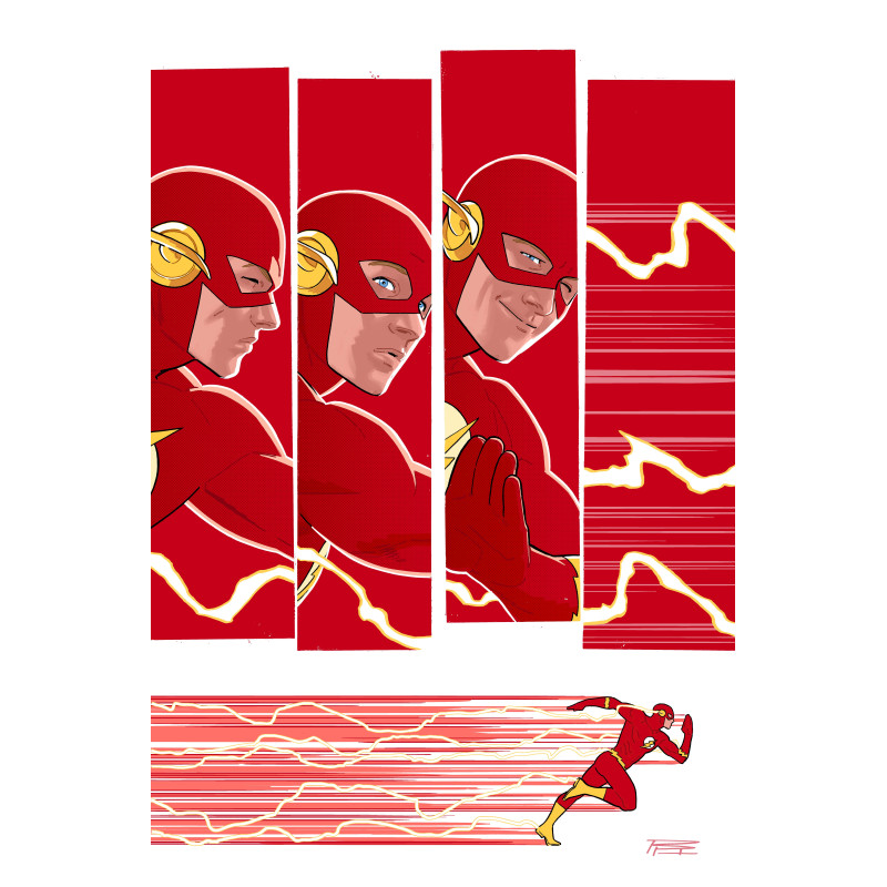 FLASH  24 CVR D BRUNO REDONDO ARTIST SPOTLIGHT CARD STOCK VAR