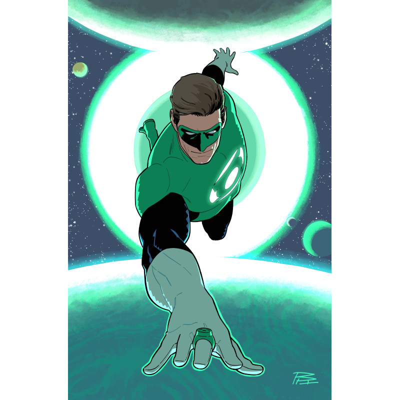 GREEN LANTERN  26 CVR D BRUNO REDONDO ARTIST SPOTLIGHT CARD STOCK VAR 