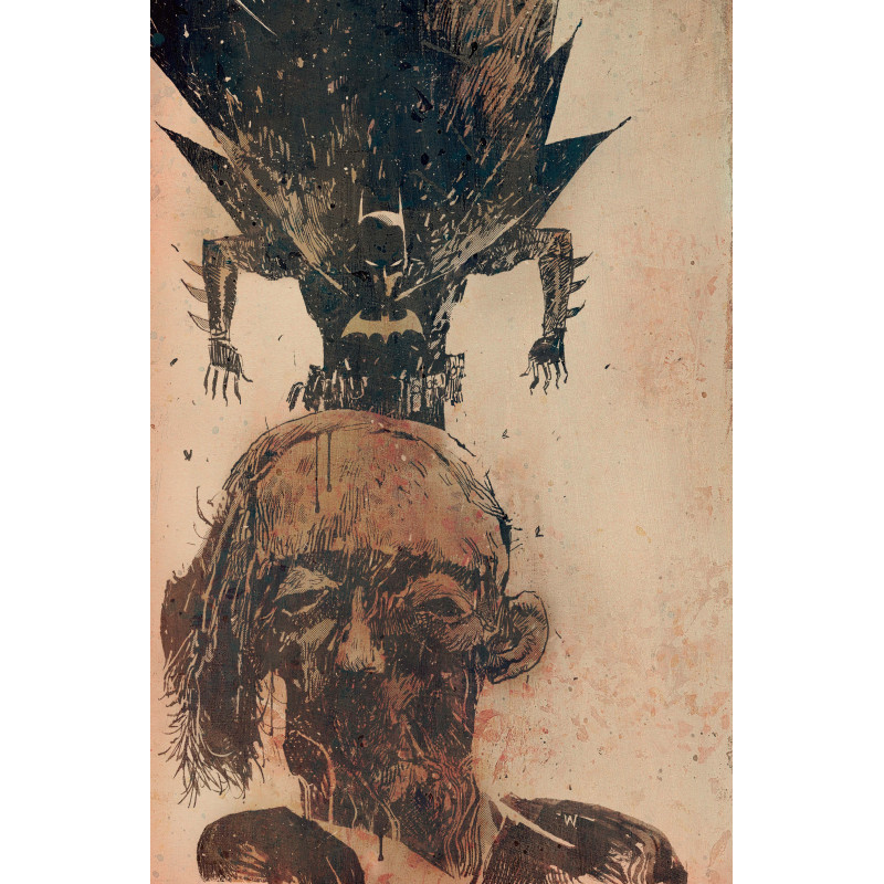 BATMAN DARK PATTERNS  9  OF 12  CVR B ASHLEY WOOD CARD STOCK VAR