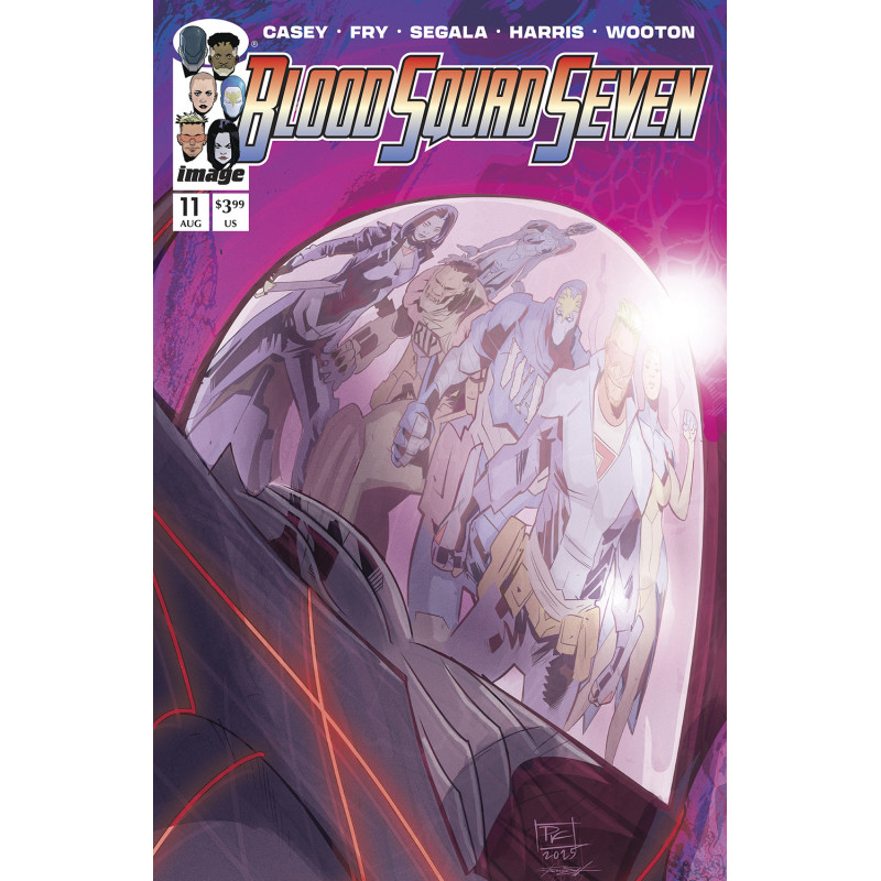 BLOOD SQUAD SEVEN  11 CVR A PAUL FRY  MR 