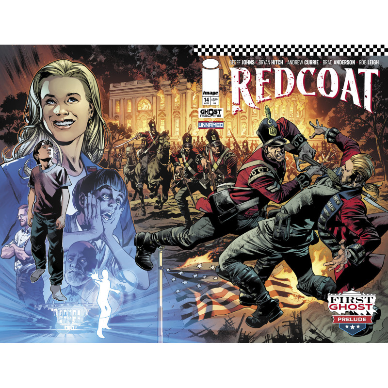 REDCOAT  14 CVR A BRYAN HITCH   BRAD ANDERSON WRAPAROUND