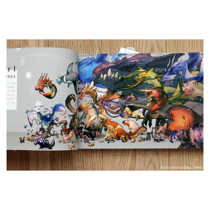 CREATURES ARTBOOK VO JAPONAIS