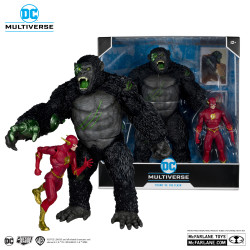 PACK 2 FIGURINES FLASH VS TITANO DC MULTIVERSE 18 CM