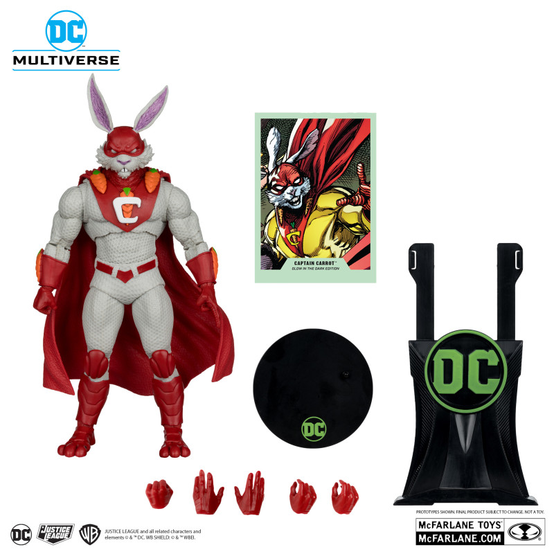 CAPTAIN CARROT JUSTICE LEAGUE INCARNATE GLOW IN THE DARK ED GOLD LABEL