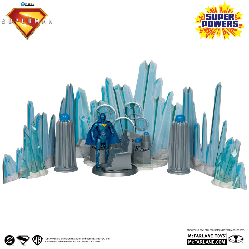 SUPERMAN 2025 DC SUPER POWERS SUPERMAN LEGACY FORTESS OF SOLITUDE PLAY