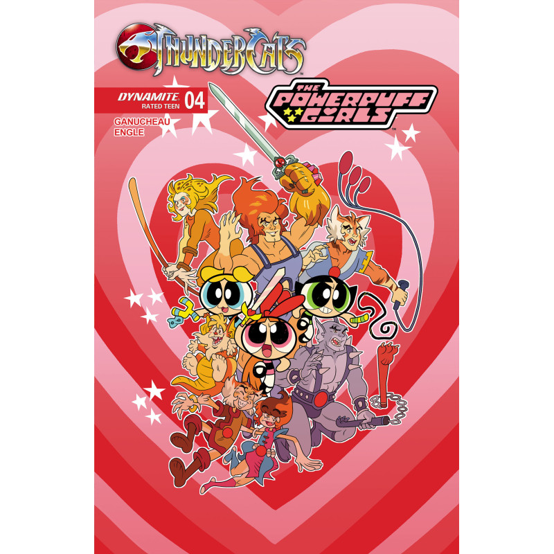THUNDERCATS THE POWERPUFF GIRLS  4 CVR B COLEMAN ENGLE