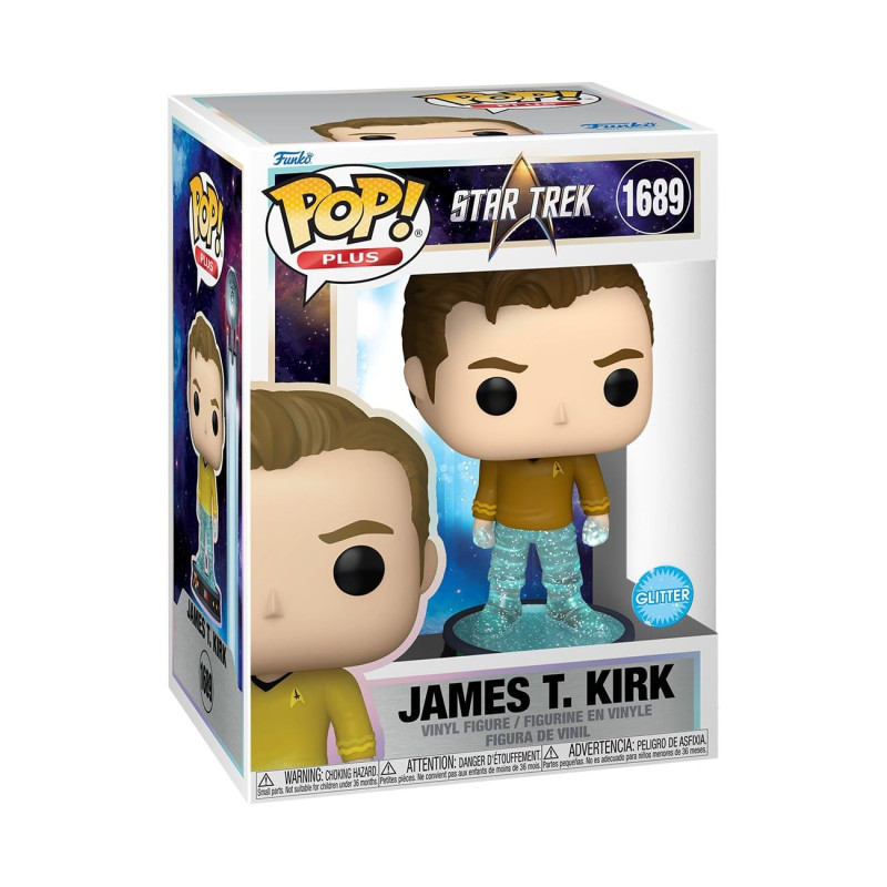 JAMES T KIRK STAR TREK POP  PLUS FIGURINE VINYL 9CM
