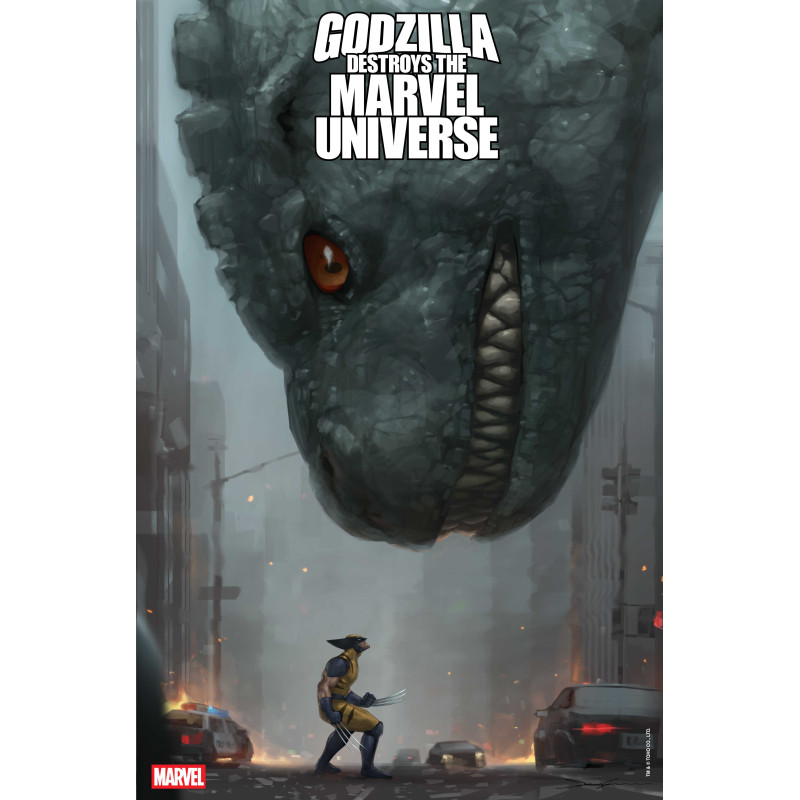 GODZILLA DESTROYS THE MARVEL UNIVERSE  3 JEEHYUNG LEE VAR