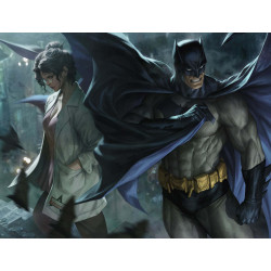 BATMAN  1 CVR J STANLEY ARTGERM LAU DC SHOWCASE WRAPAROUND FOIL VAR