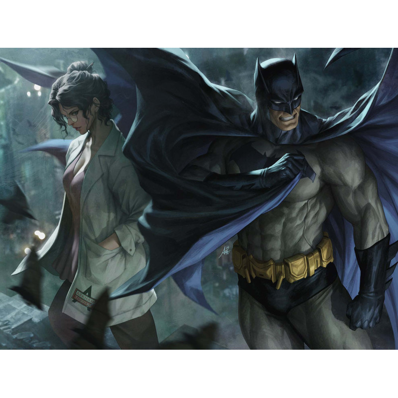 BATMAN  1 CVR J STANLEY ARTGERM LAU DC SHOWCASE WRAPAROUND FOIL VAR