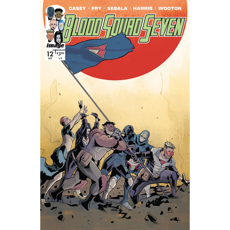 BLOOD SQUAD SEVEN  12 CVR A PAUL FRY  MR 