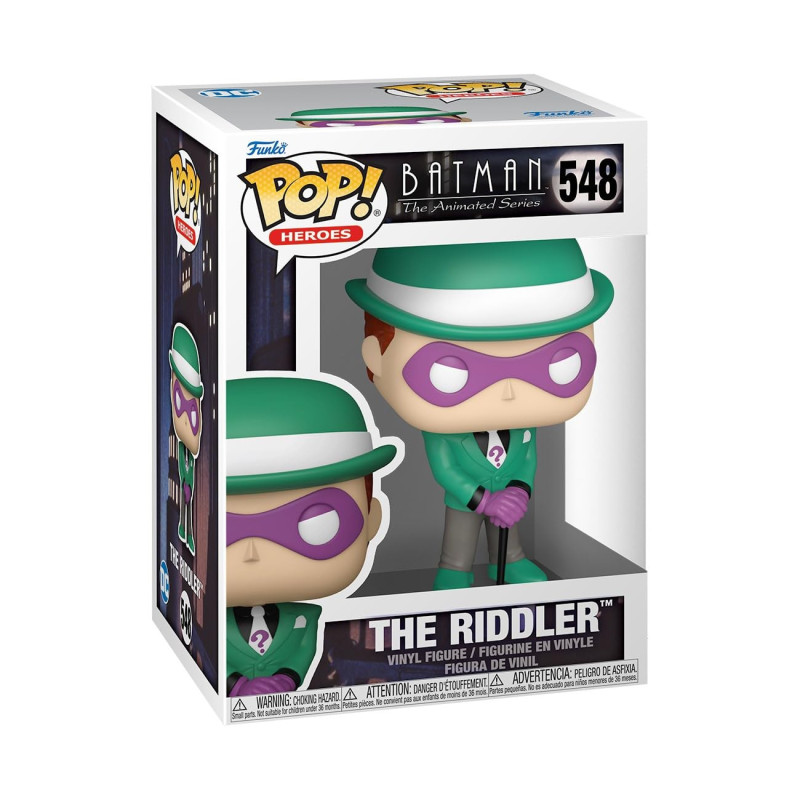 THE RIDDLER BATMAN THE ANIMATED SERIES POP  HEROES VINYL FIGURINE 9 CM