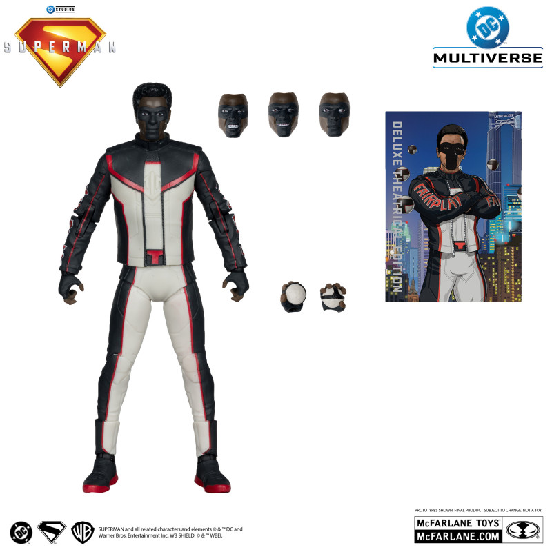 MR  TERRIFIC RED PLATINUM EDITION SUPERMAN 2025 DC MULTIVERSE FIGURINE