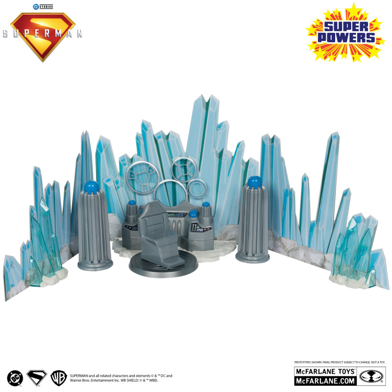 FORTRESS OF SOLITUDE HEADQUARTERS SUPERMAN 2025 DC DIRECT PLAYSET