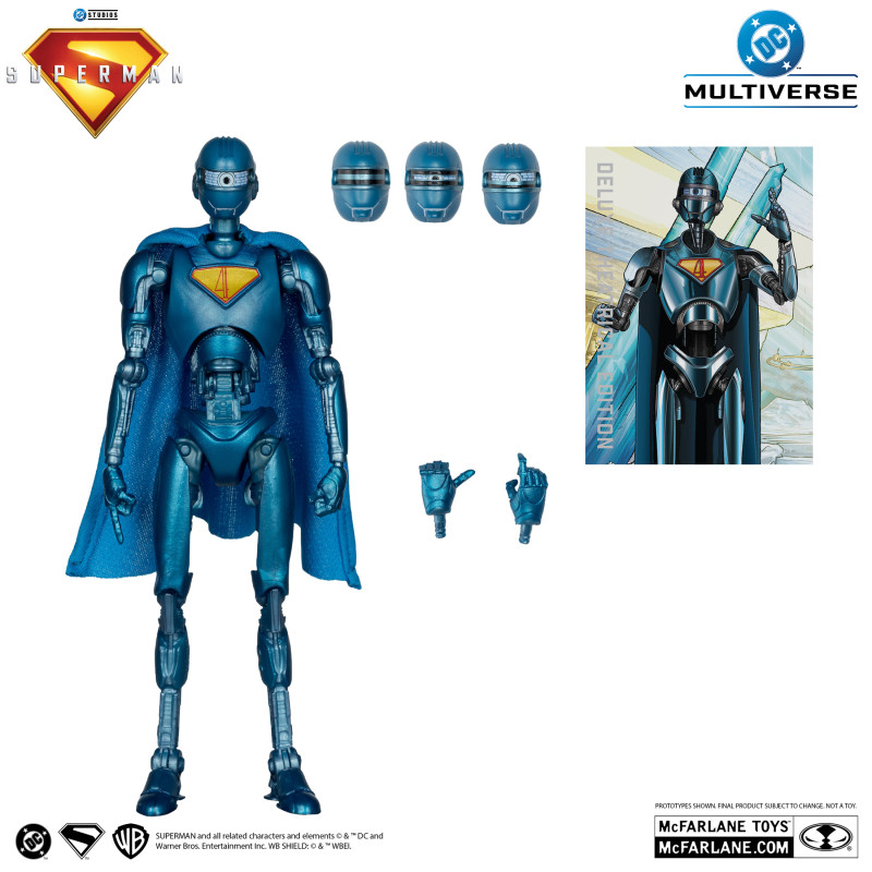 SUPERMAN ROBOT RED PLATINUM EDITION SUPERMAN 2025 DC MULTIVERSE FIGURI