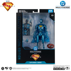 SUPERMAN ROBOT RED PLATINUM EDITION SUPERMAN 2025 DC MULTIVERSE FIGURI