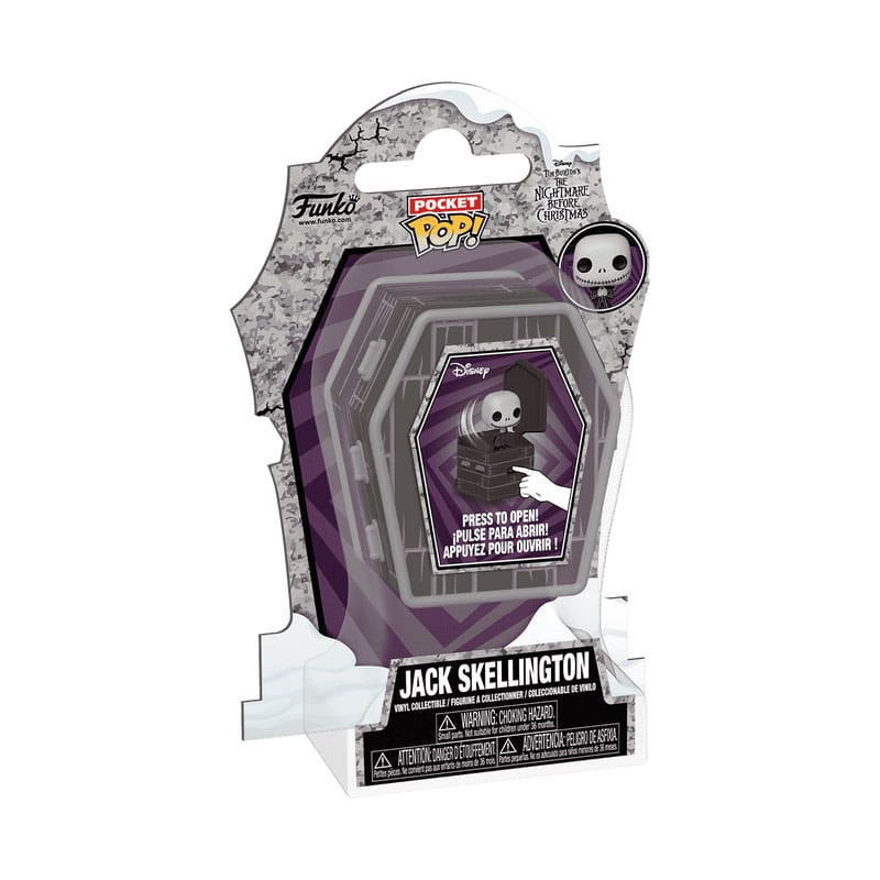 JACK SKELLINGTON ETRANGE NOEL DE MONSIEUR JACK FIGURINE COFFIN POCKET 