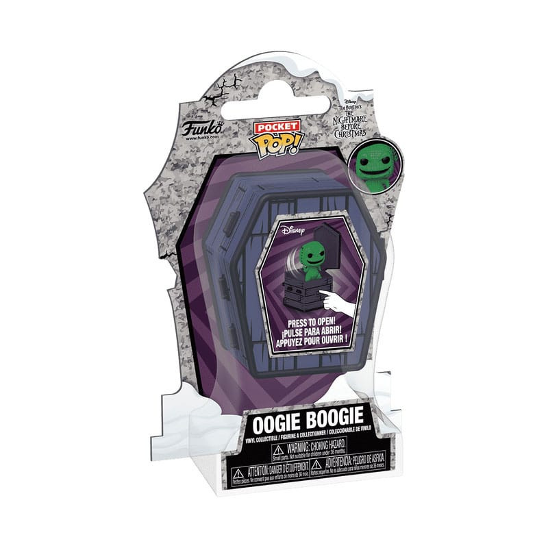 OOGIE BOOGIE ETRANGE NOEL DE MONSIEUR JACK PACK FIGURINE COFFIN POCKET