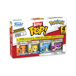 POKEMON PACK 4 FIGURINES BITTY POP  VINYL SERIES 2 2 CM