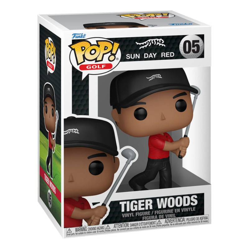 TIGER WOODS POP  GOLF VINYL FIGURINE 9 CM