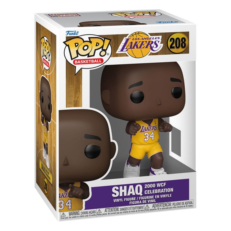 SHAQ 00 WCF LAKERS CELEBRATION NBA LEGENDS POP  SPORTS VINYL FIGURINE 