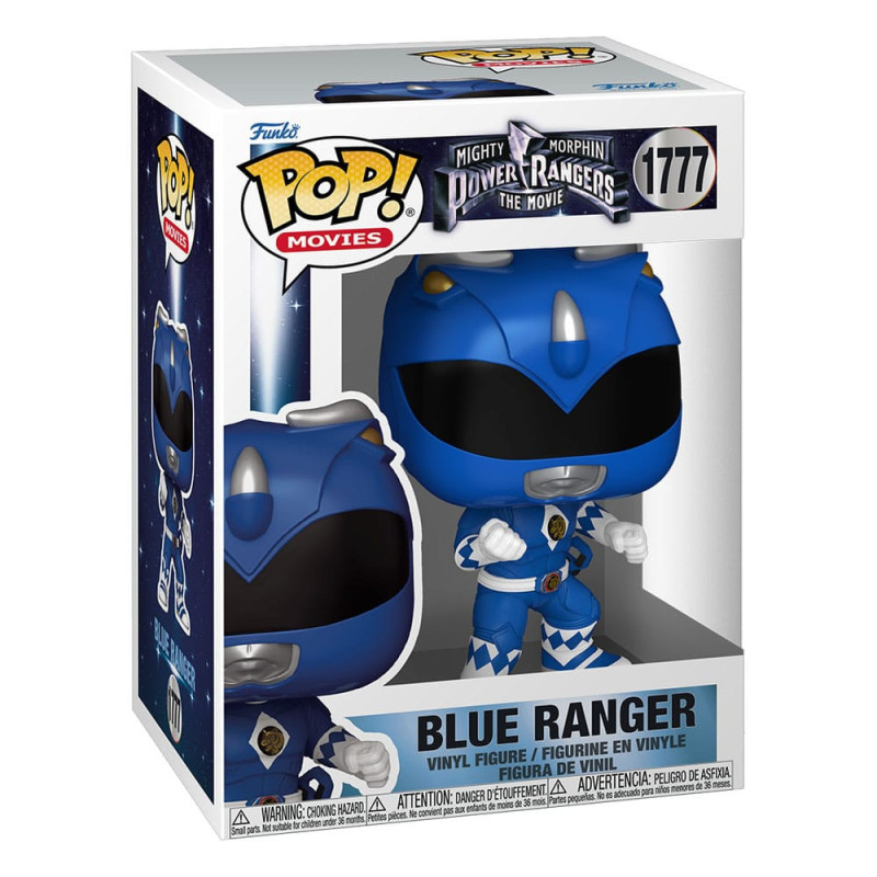 POWER RANGERS LE FILM POP MOVIES VINYL FIGURINES BLUE RANGER 9 CM